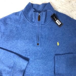 NWT Polo Ralph Lauren Men Half Zip Sweater

TAGS NOW MISSING BUT STILL AS NEW